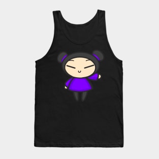 Purple Pucca Tank Top